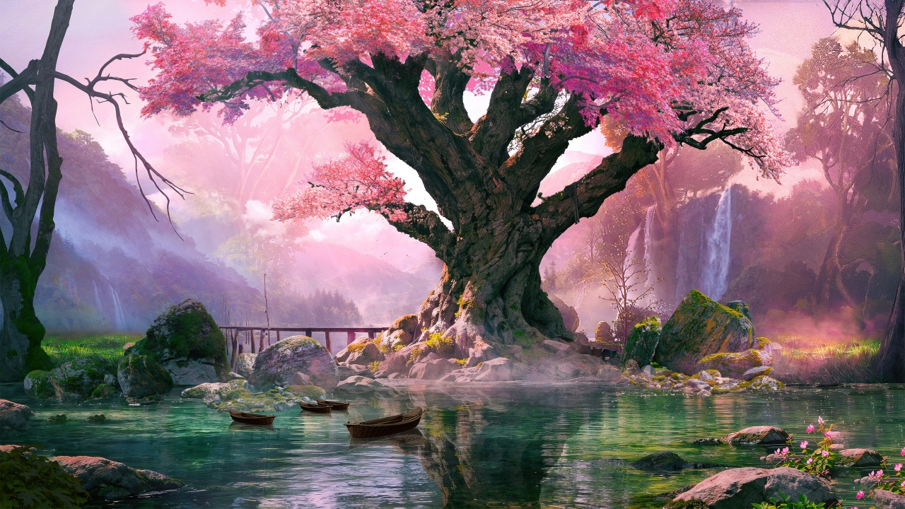 wallpaper tree