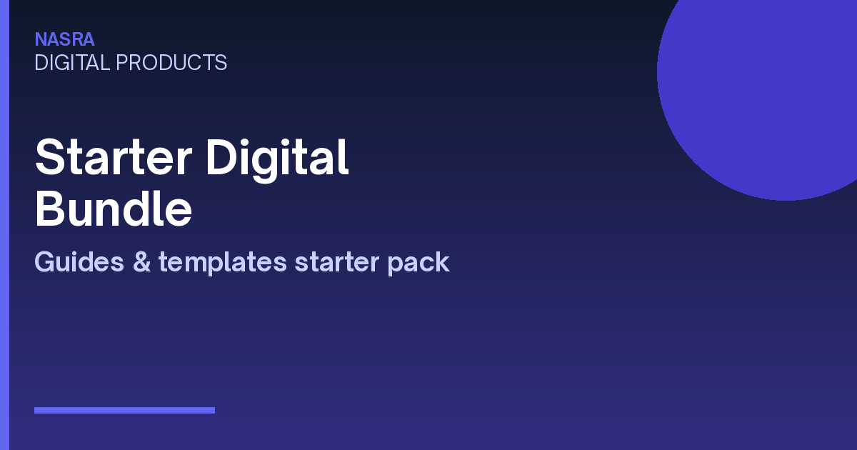 Starter Digital Bundle