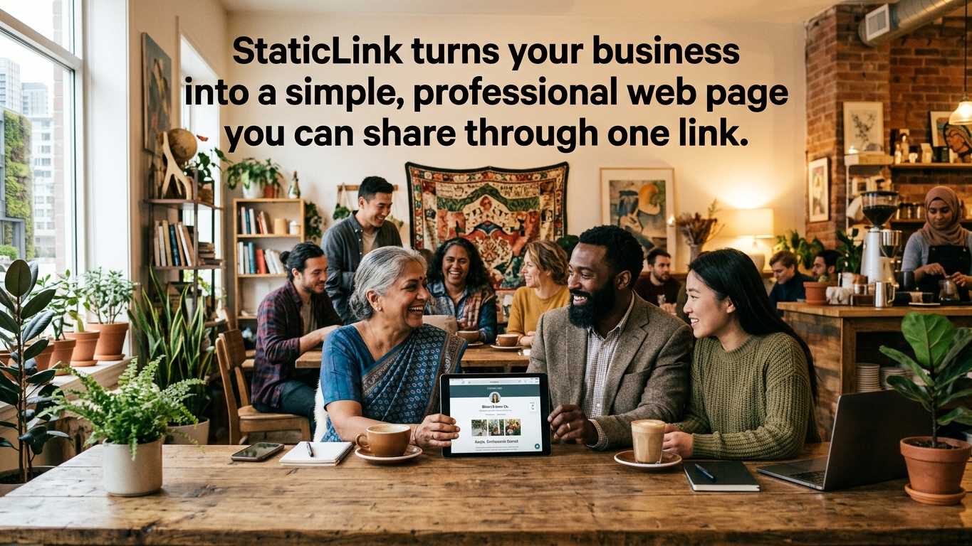 StaticLink: Turn Your Business Into a Shareable Page