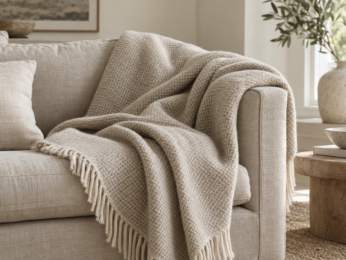 Heavyweight Wool Throw