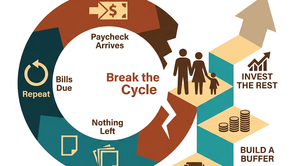 The Paycheck Trap, a roadmap for families to take back control of their money.