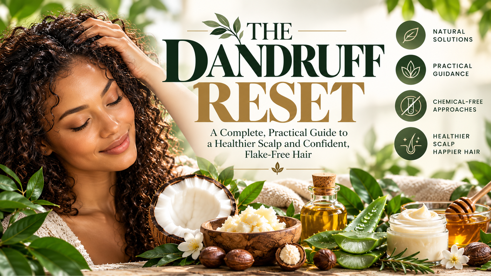 THE DANDRUFF RESET: A 7-Day Plan to Reduce Visible Flakes & Scalp Itching