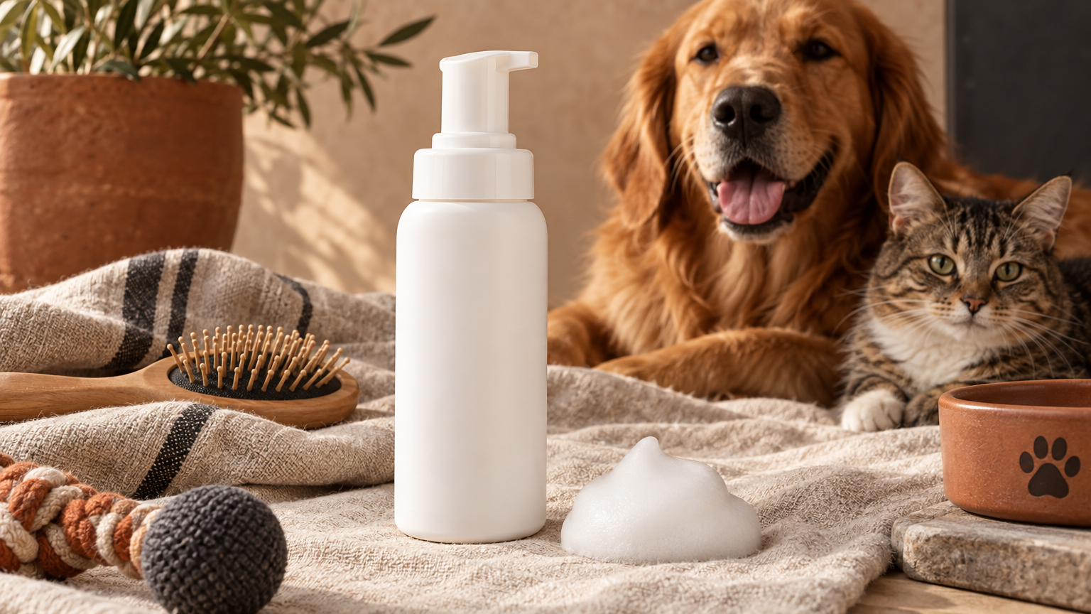 Waterless Grooming Foam