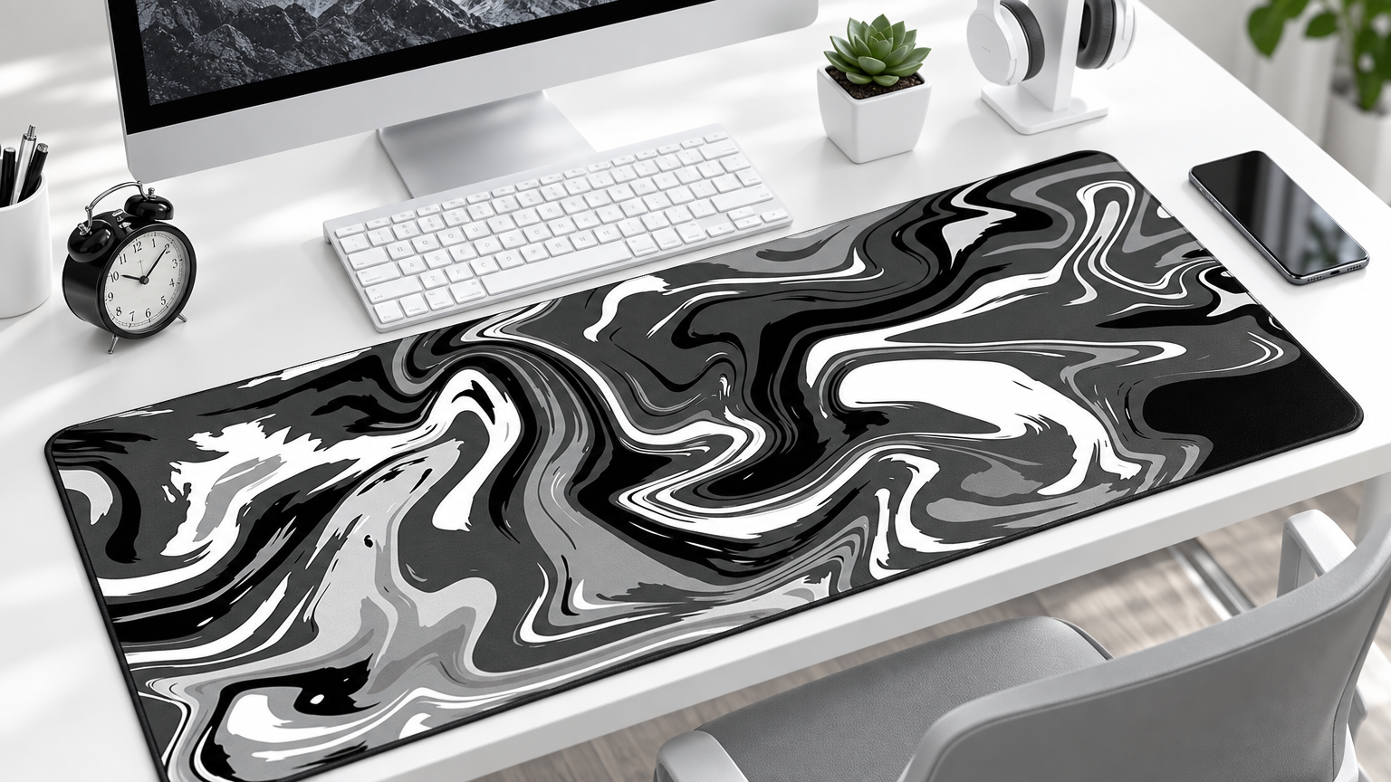 NightGrid Liquid Mouse Pad