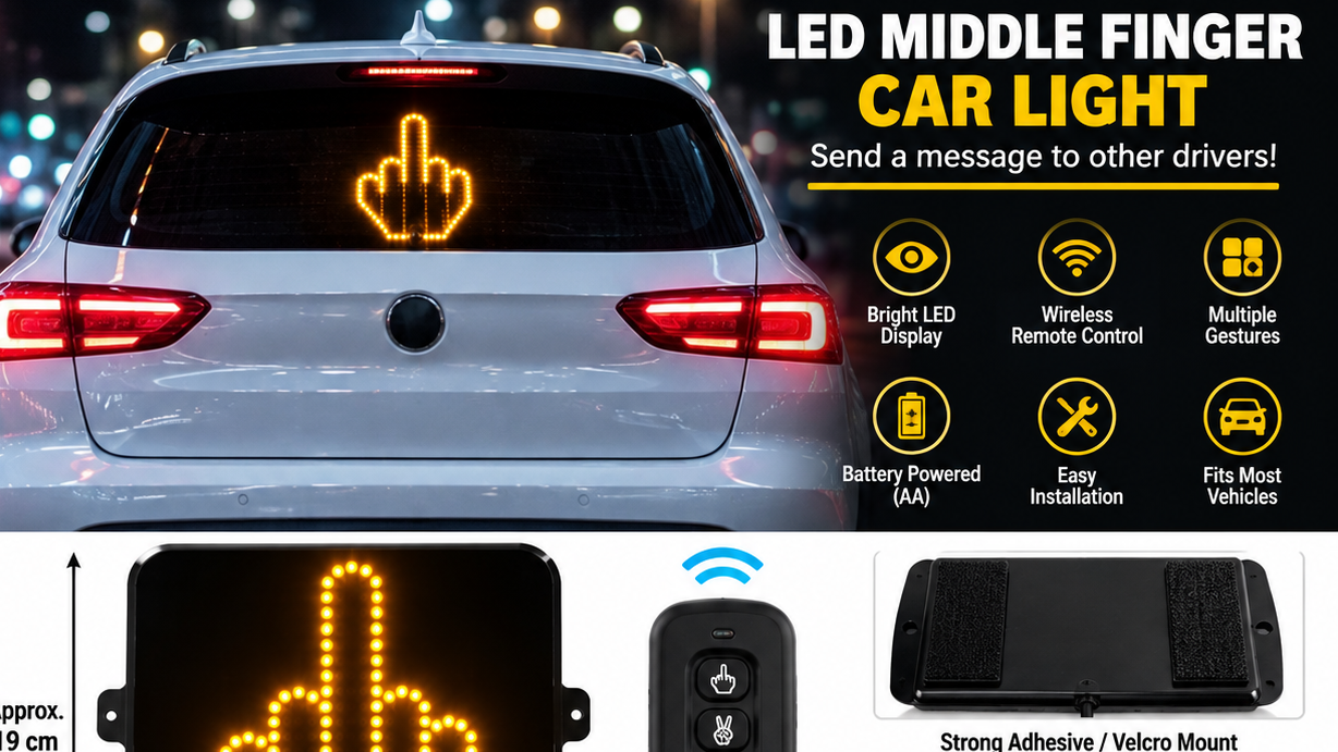 Wireless LED Gesture Car Light