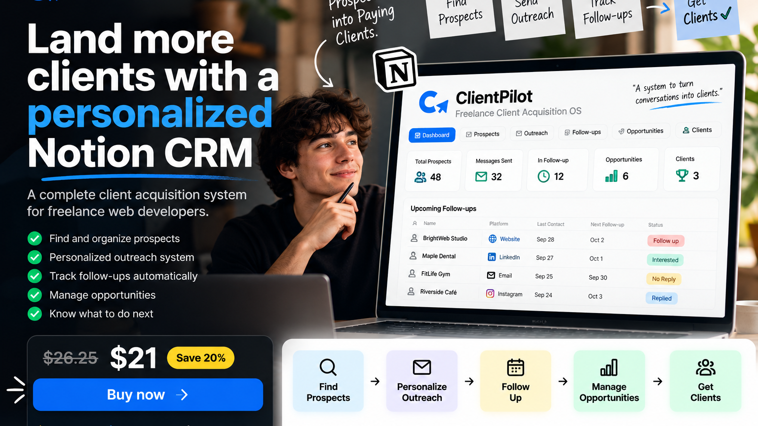 ClientPilot — Freelance Client Acquisition OS