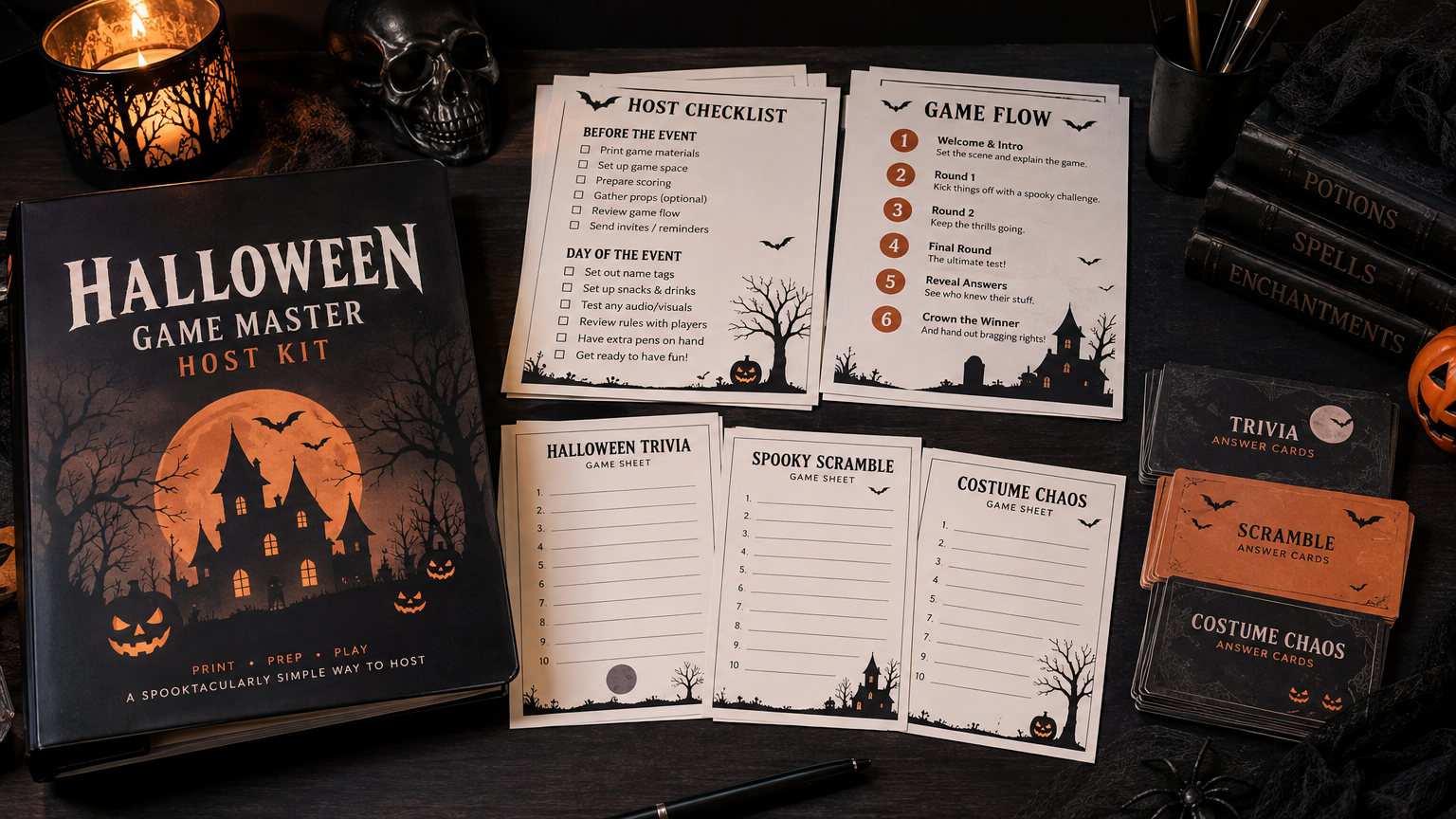 Spooky Soiree Game Master's Toolkit