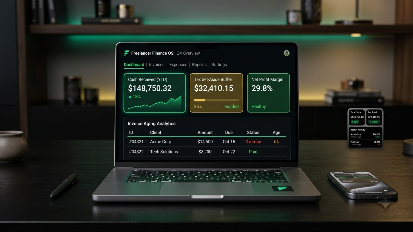 Freelancer Finance OS Spreadsheet
