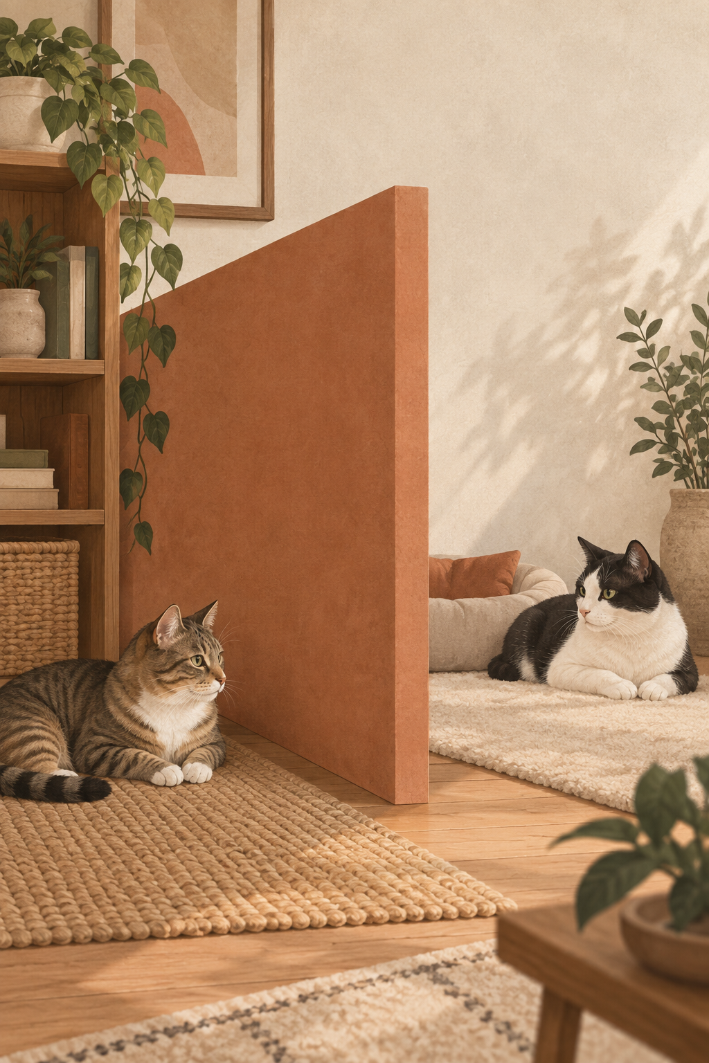 Interrupt Cat Fights Safely: A Barrier-First Guide for Multi-Cat Homes