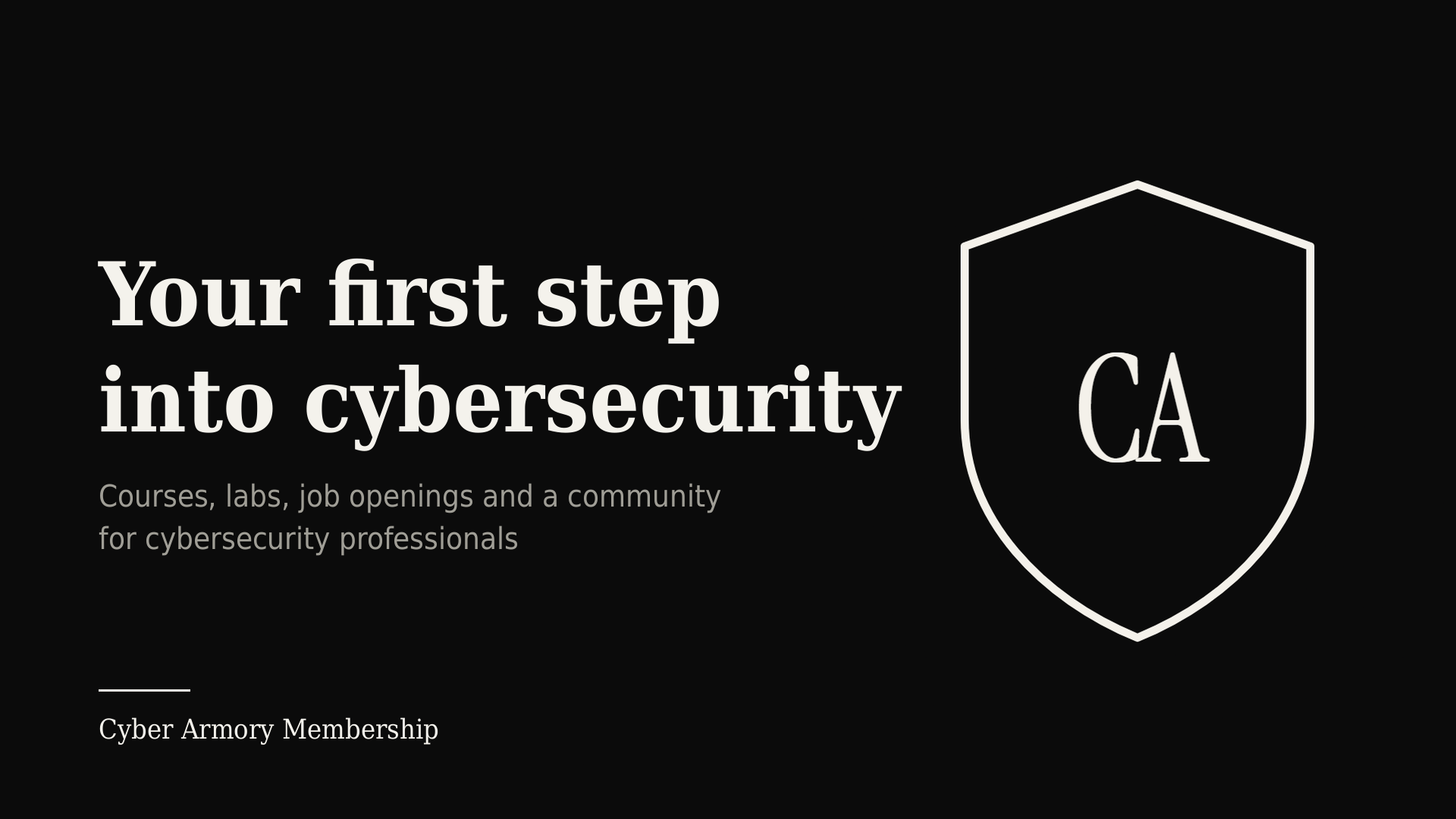 Cyber Armory Membership