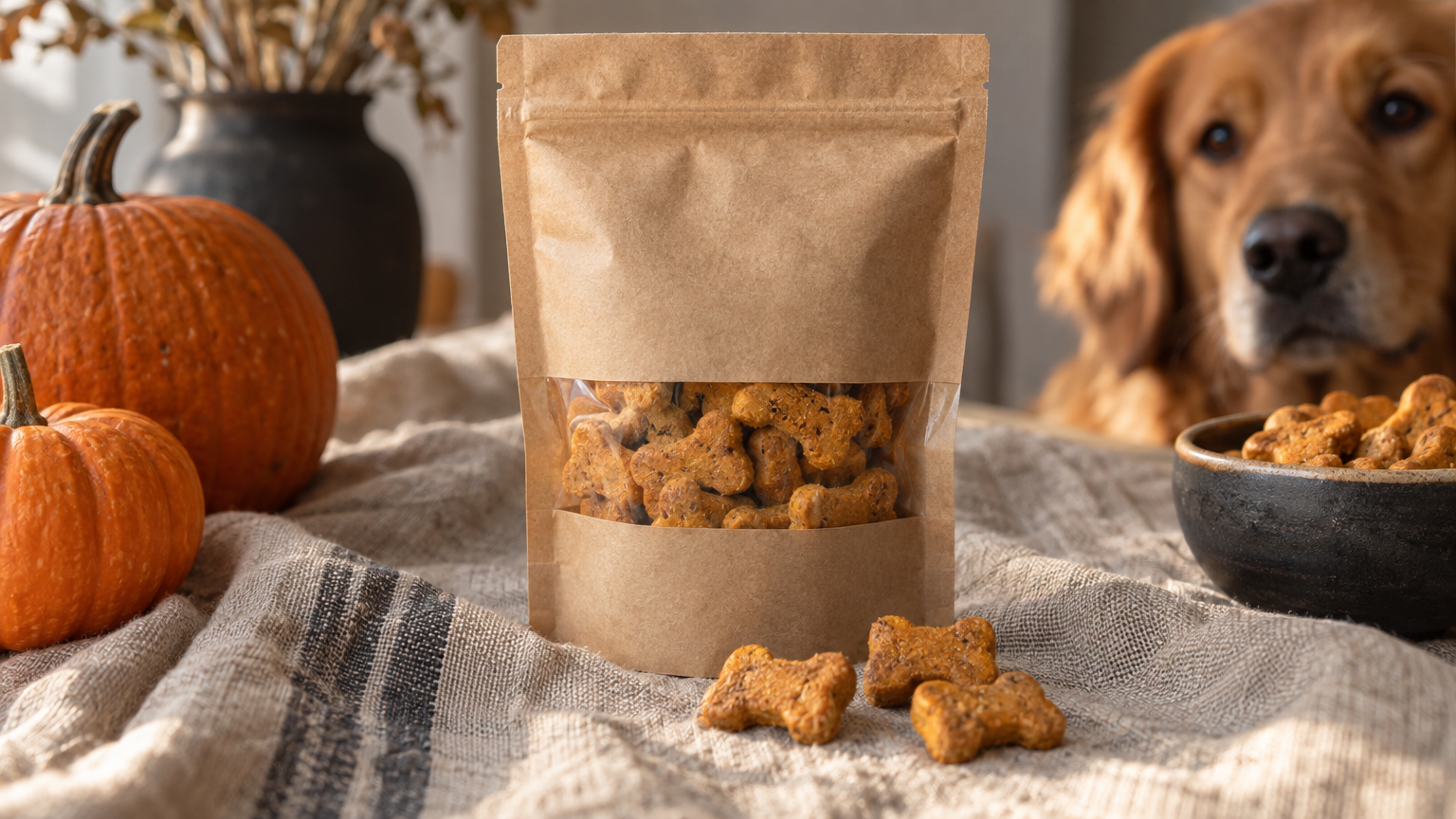 Pumpkin Digestive Biscuits