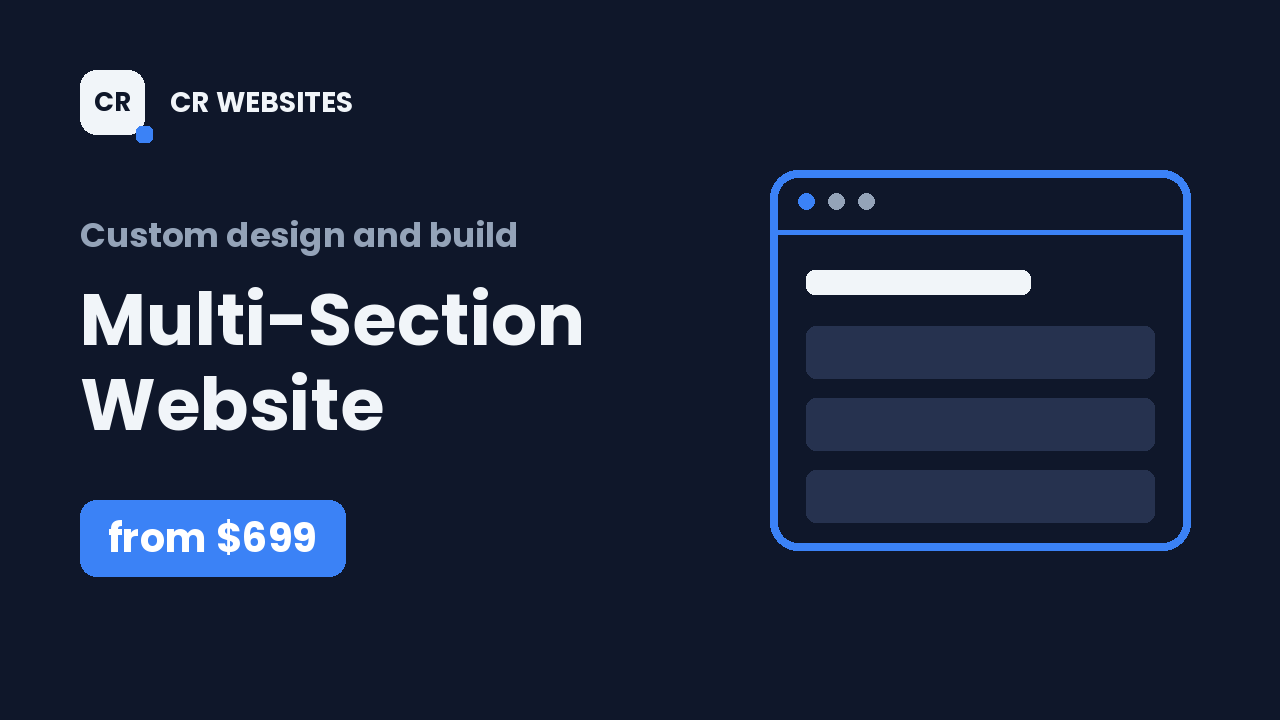 Multi-Section Website