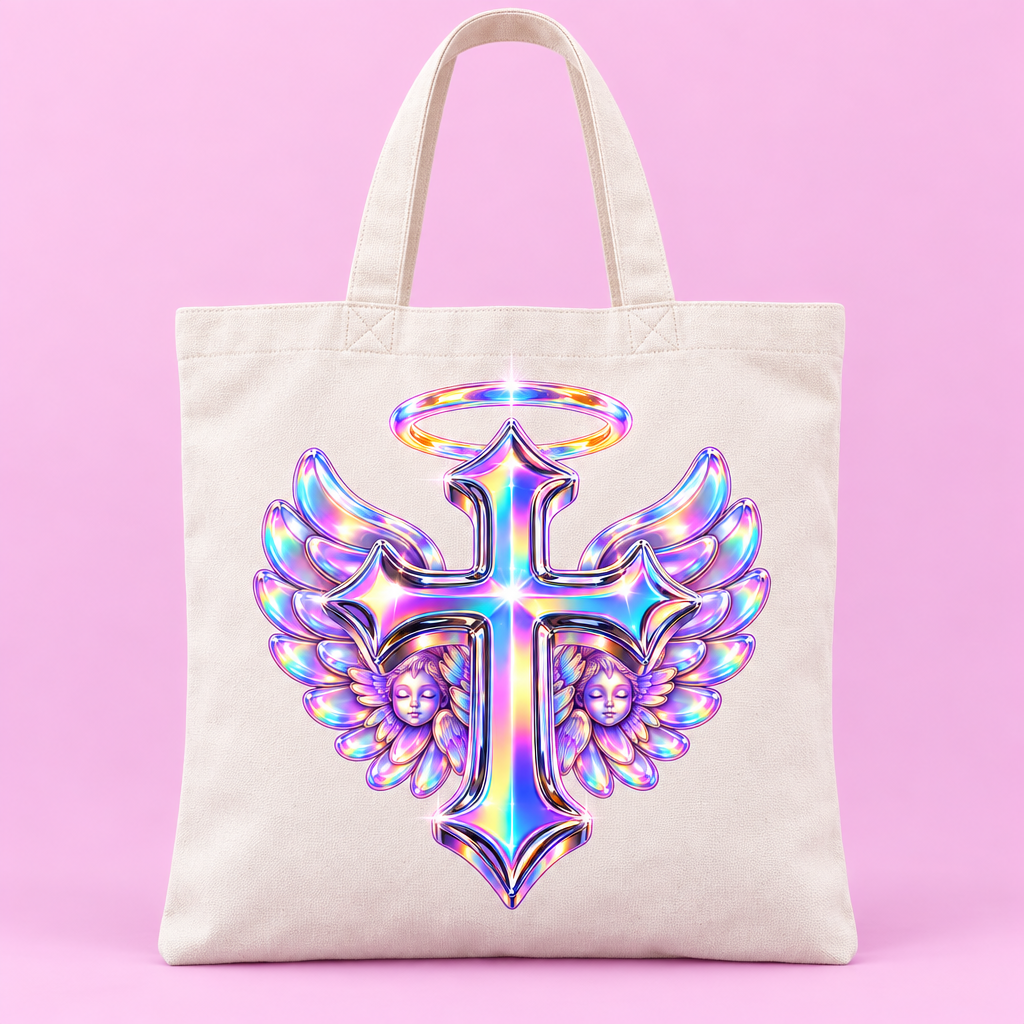 Chrome Cross Tote Bag