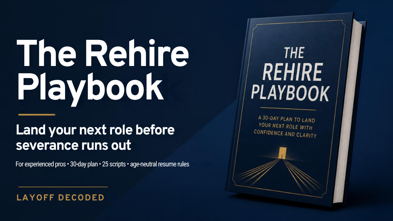 The Rehire Playbook — Land Your Next Role Before Severance Runs Out