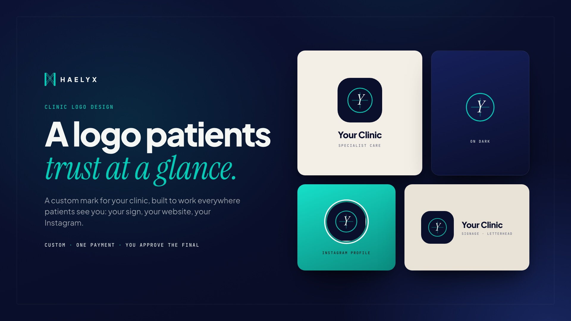 Clinic Logo Trust Builder