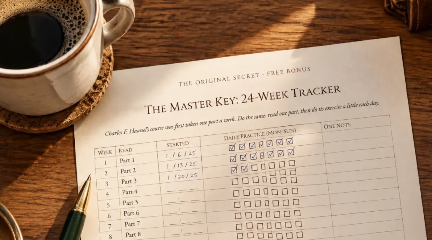 The Master Key 24-Week Tracker (PDF)