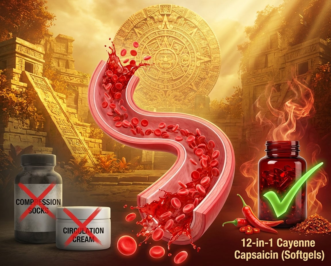 Ancient cayenne pepper discovery for arterial health