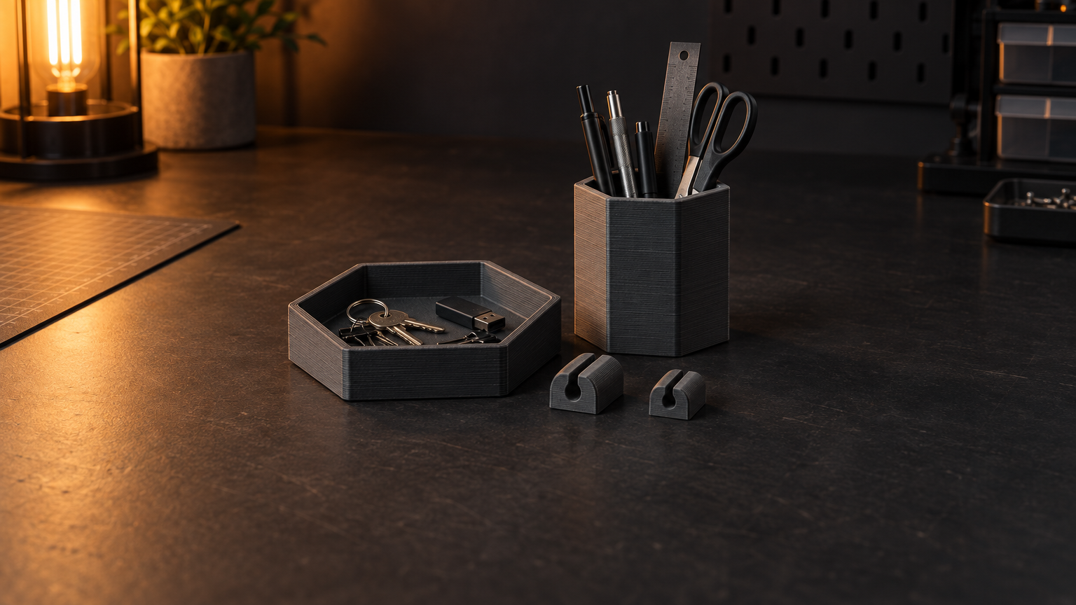 Desk Organizer STL Pack