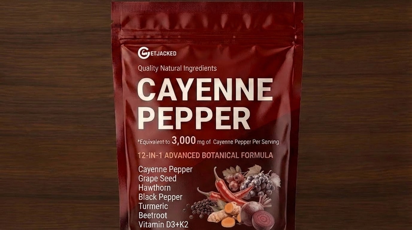 GetJacked 12-in-1 Cayenne Softgels