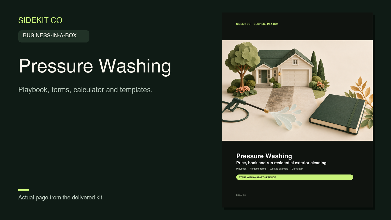 Pressure Washing Business-in-a-Box