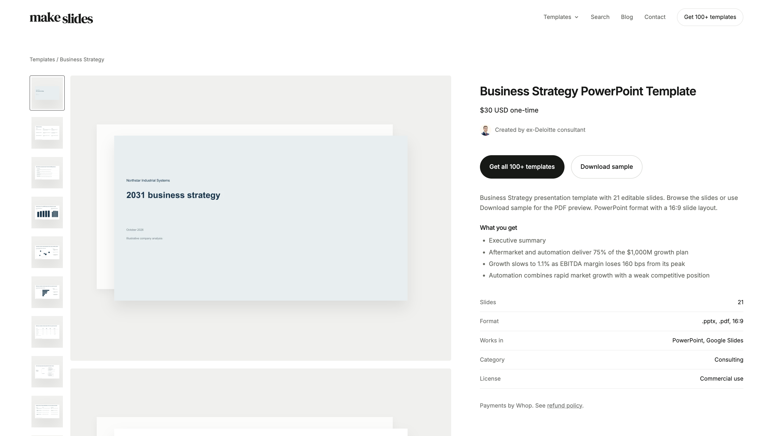 100+ Finance and Consulting Templates