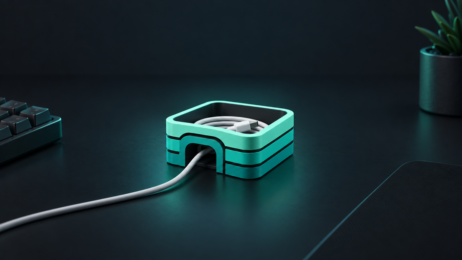Cable Catch Tray — Print-Ready STL