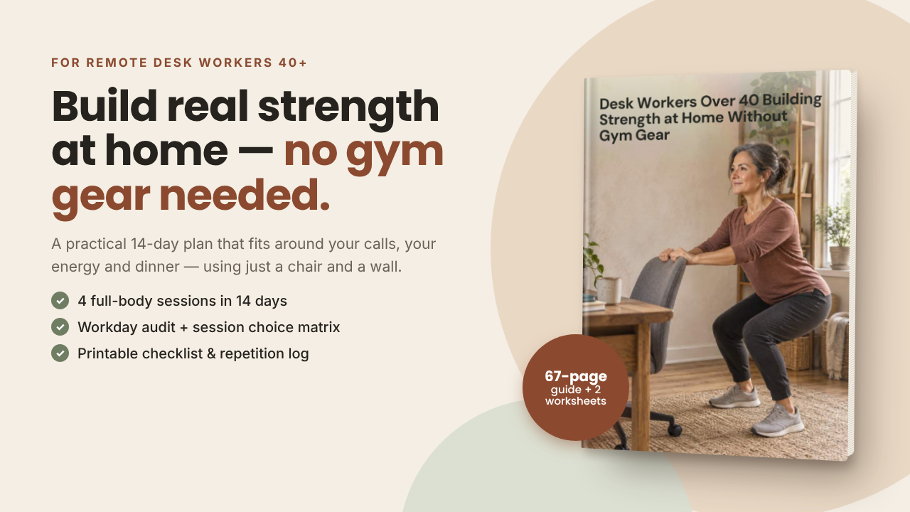 Strength at Home for Desk Workers Over 40