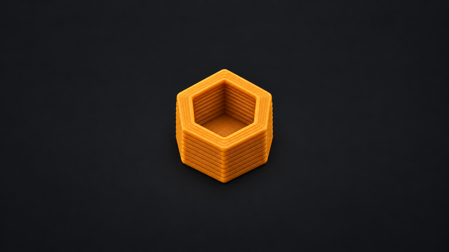 Hex Desk Caddy — Print-Ready STL