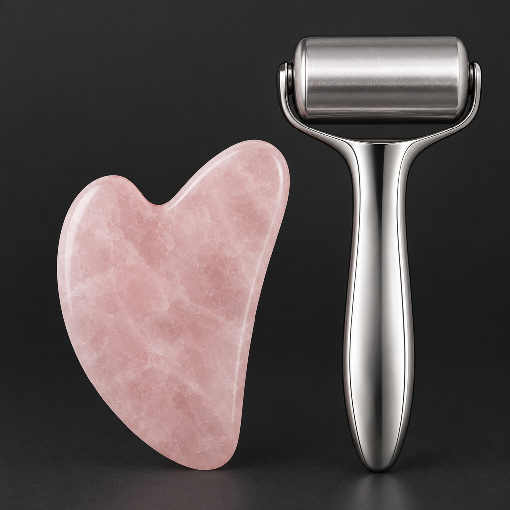 Gua Sha & Ice Roller Set