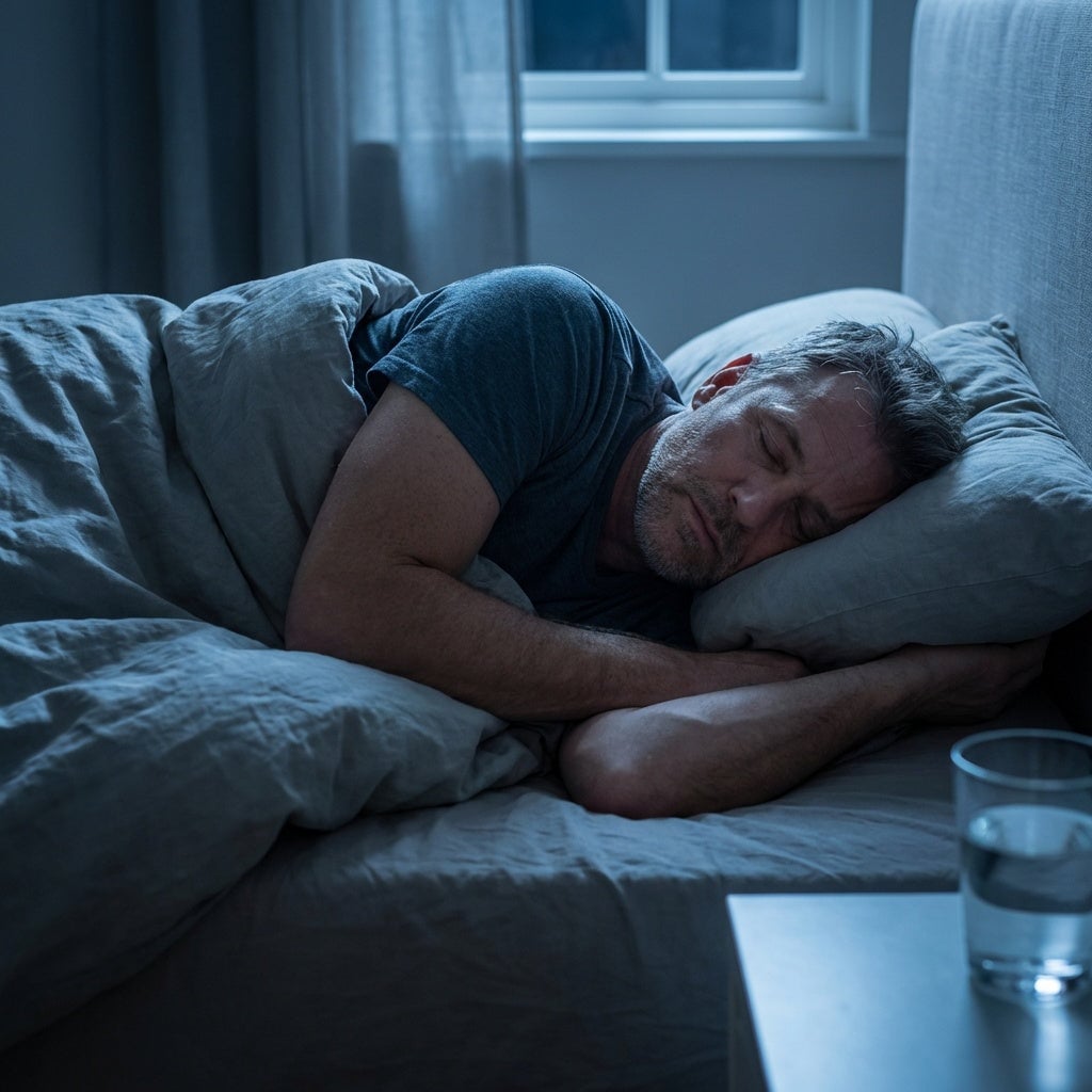 Man sleeping peacefully