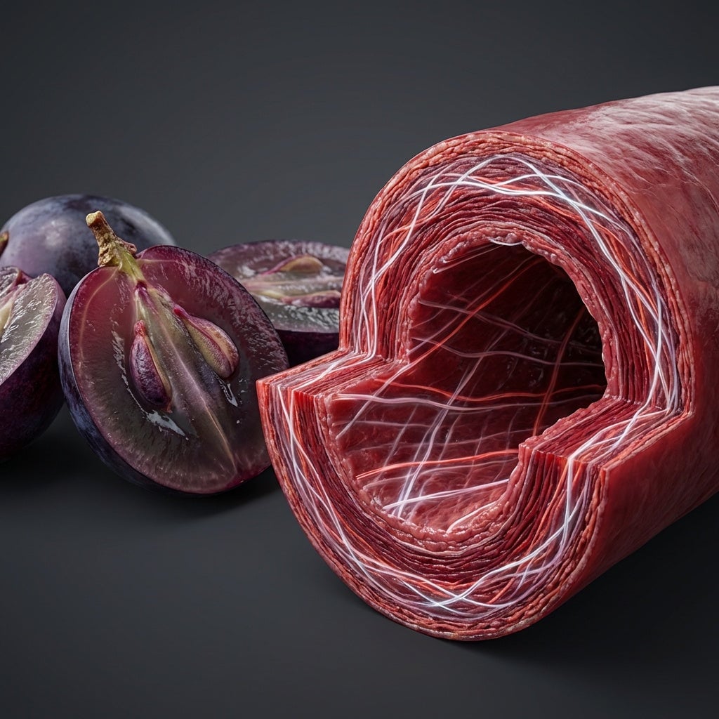 Grape seed OPCs supporting healthy blood vessel walls