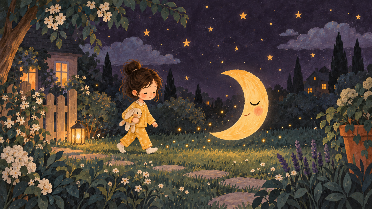 La luna dormida