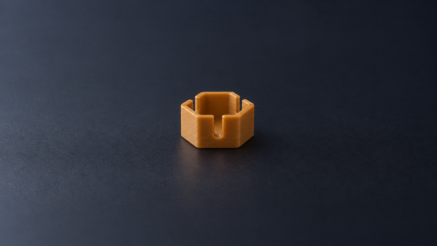 Hex Cable Dock — Print-Ready STL