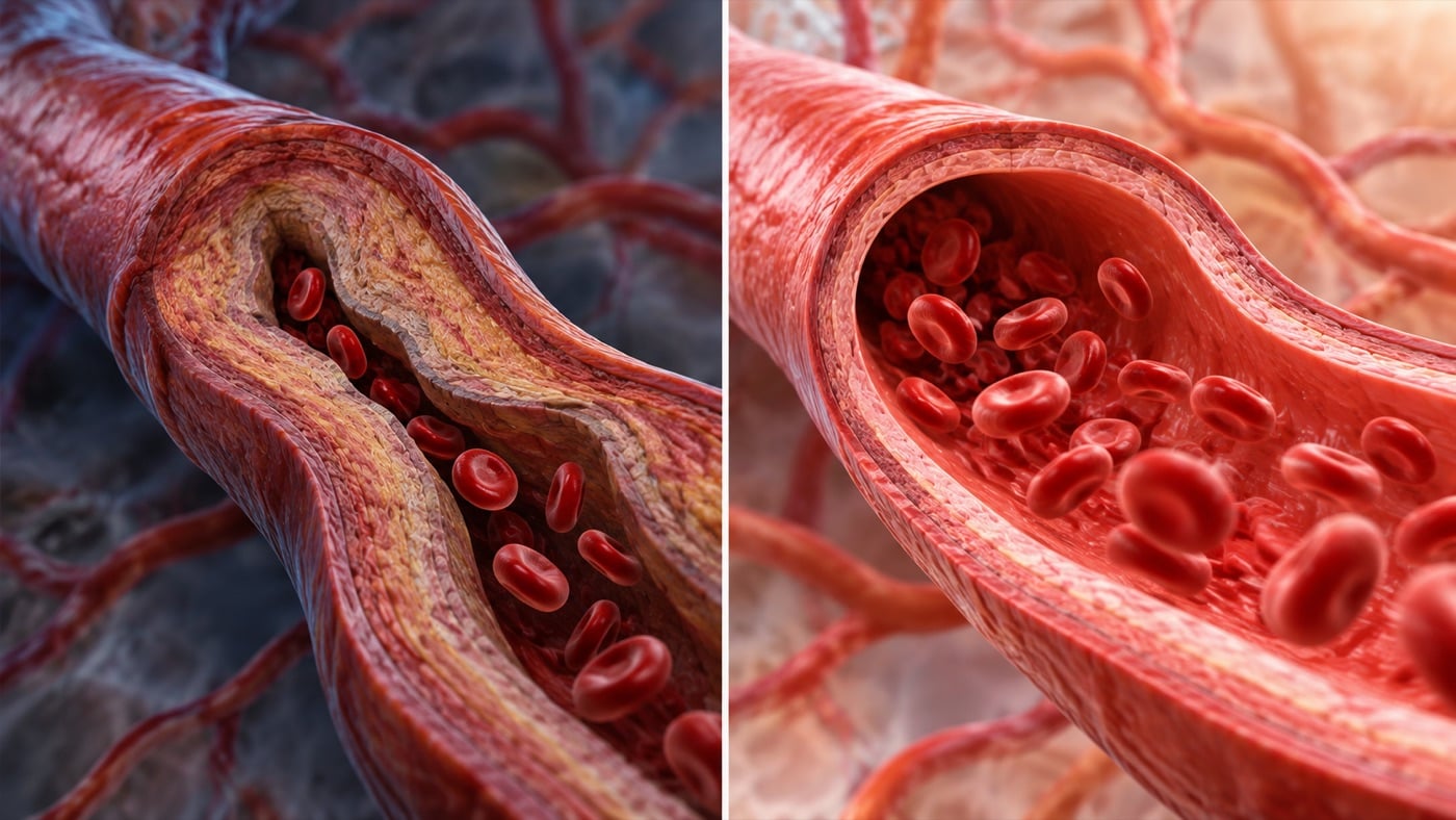 GetJacked Cayenne Pepper Softgels — before and after vessel wall circulation