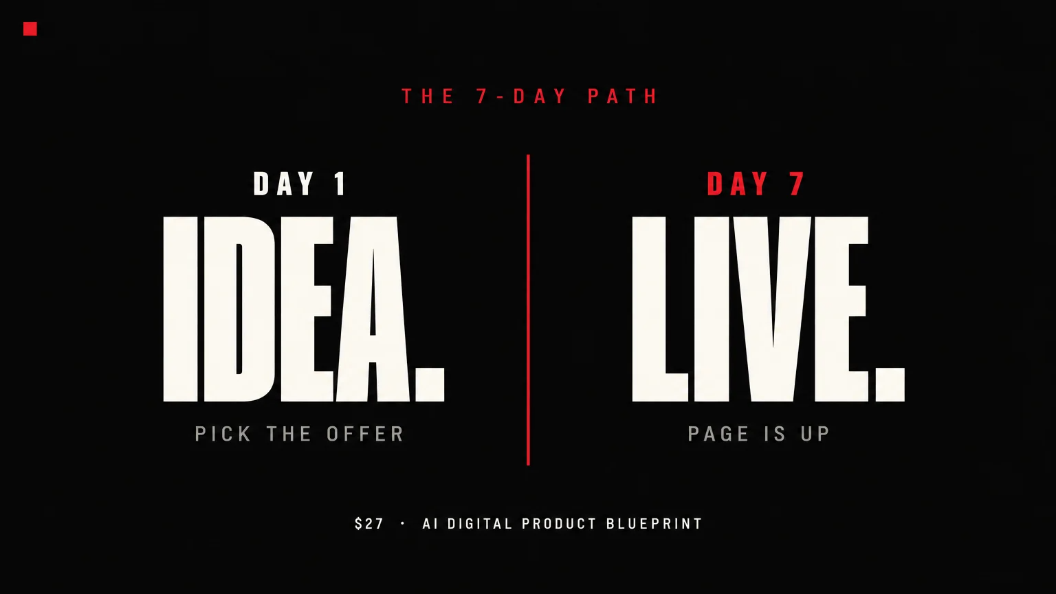 AI Product Launch Blueprint: 7-Day Quick Start