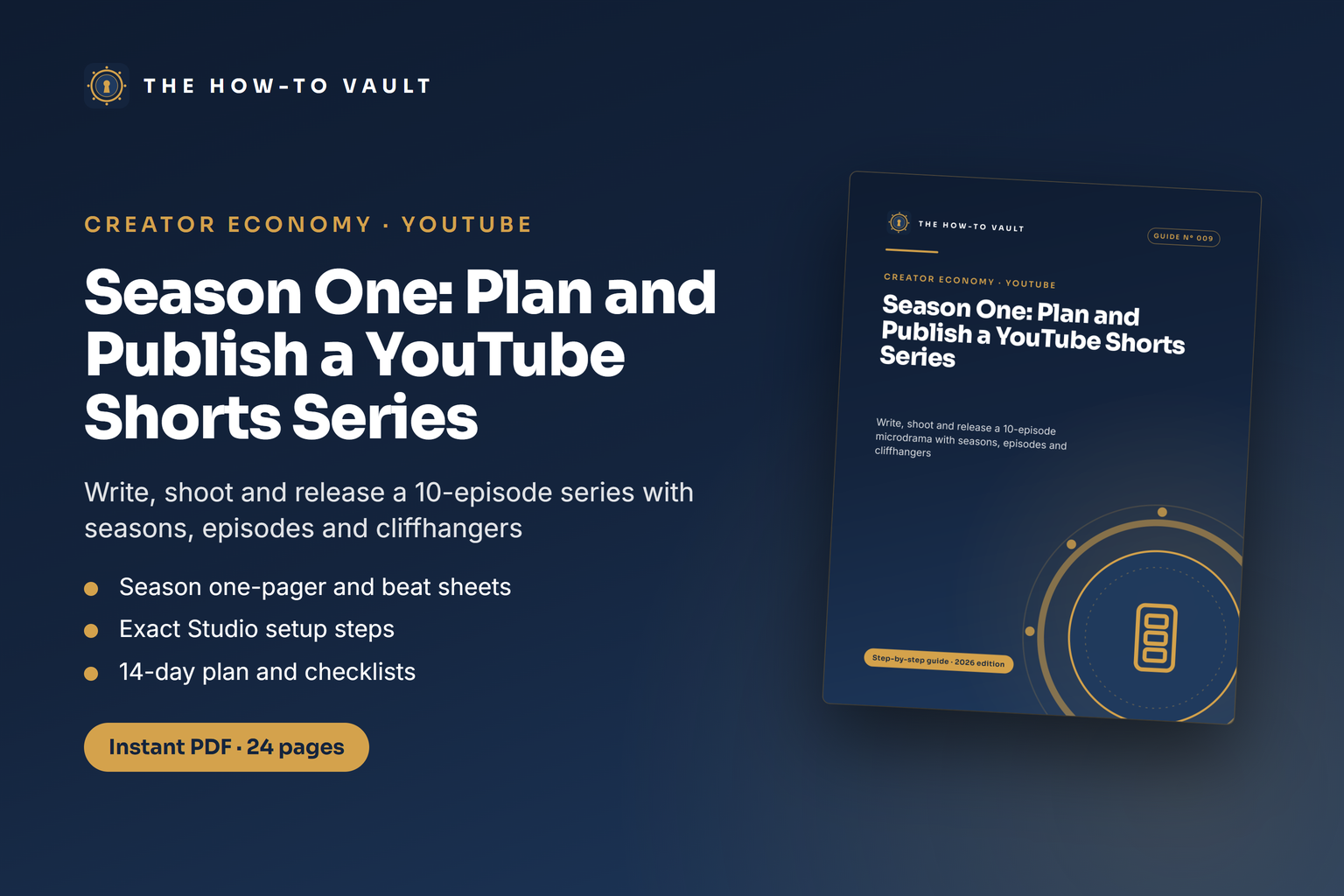 Season One: Plan and Publish a YouTube Shorts Series