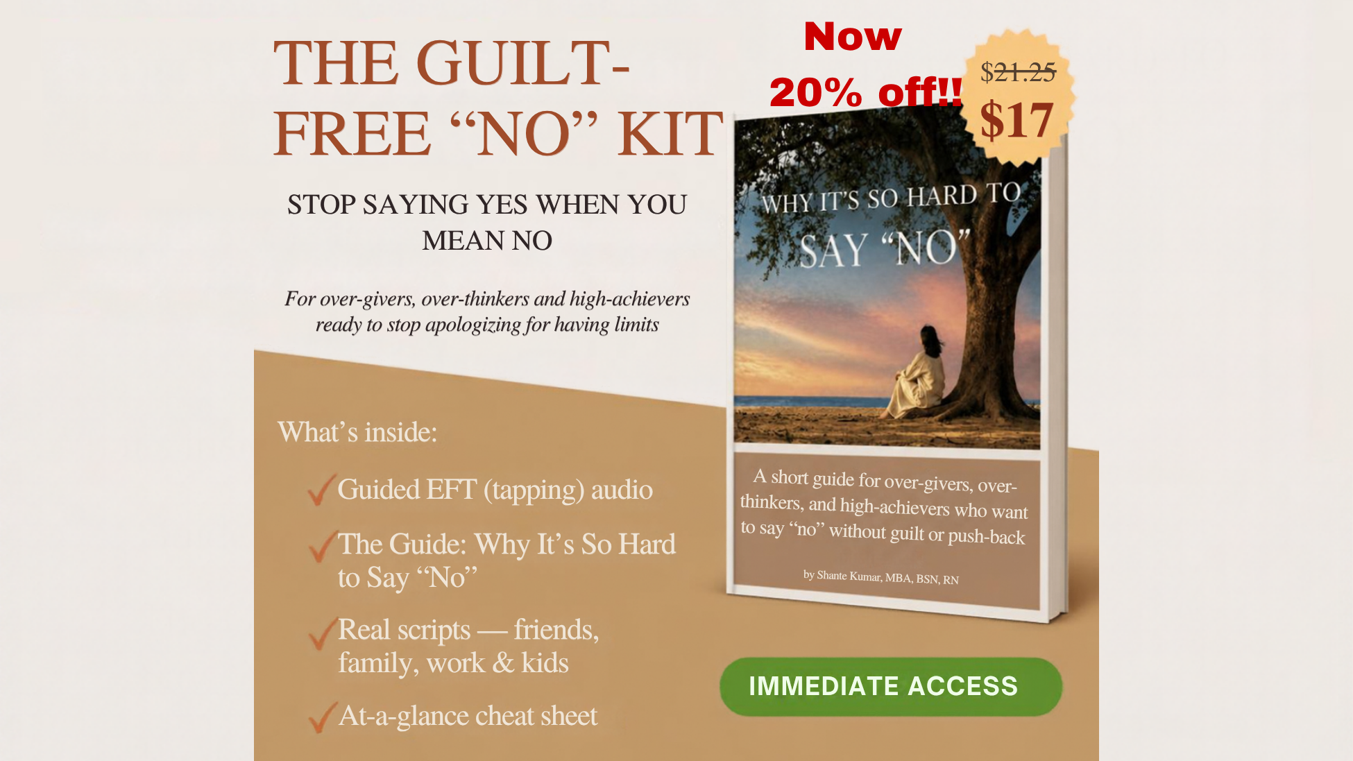 The Guilt-Free "No" Kit-Stop Saying Yes When You Mean No