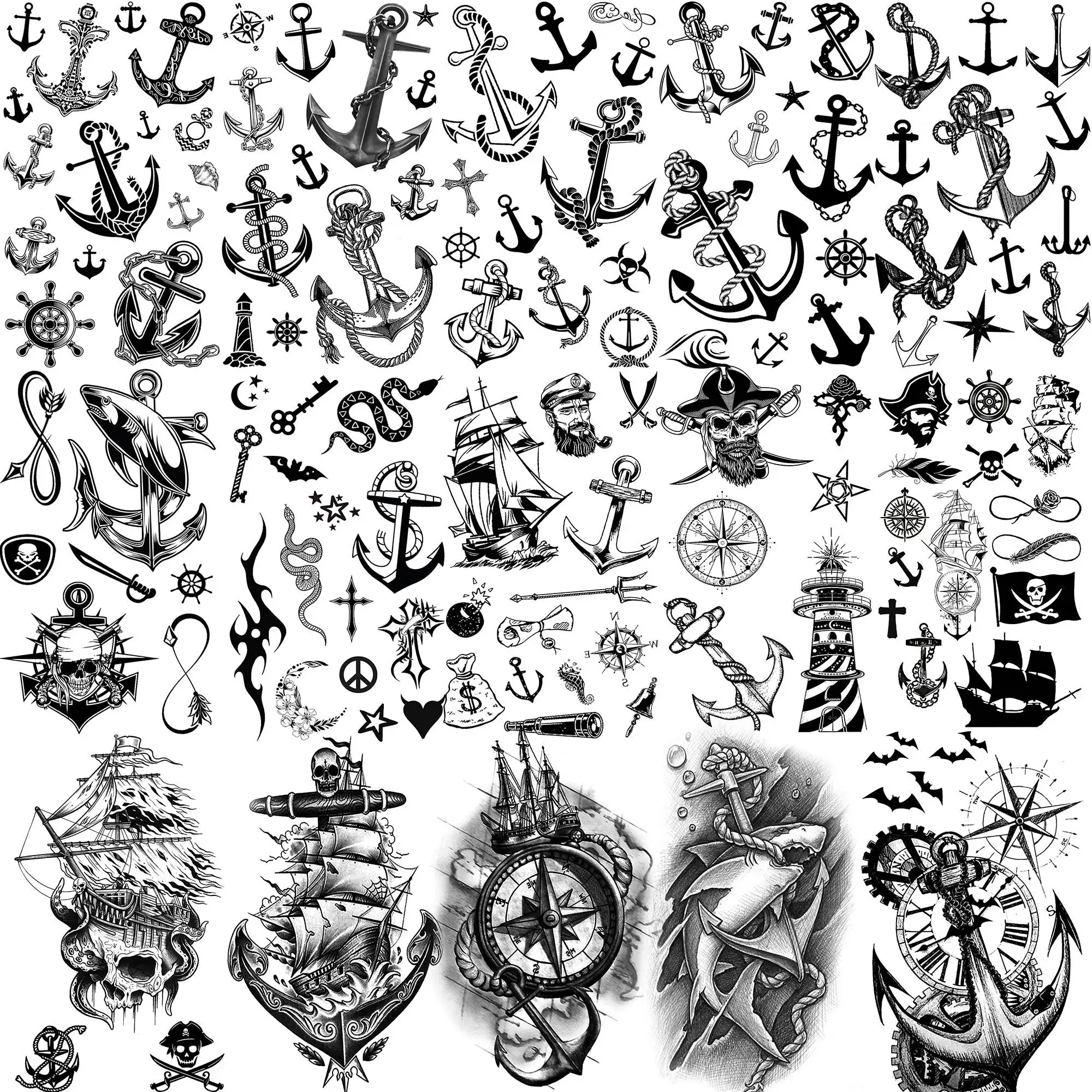 Pirate Anchor 15-Sheet Set