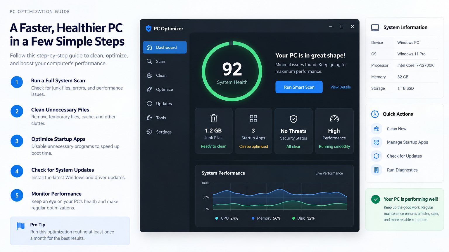 Quick Fix PC: Speed Up Your Slow Computer