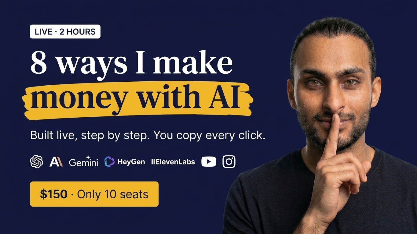 AI Masterclass ($150 one-time)