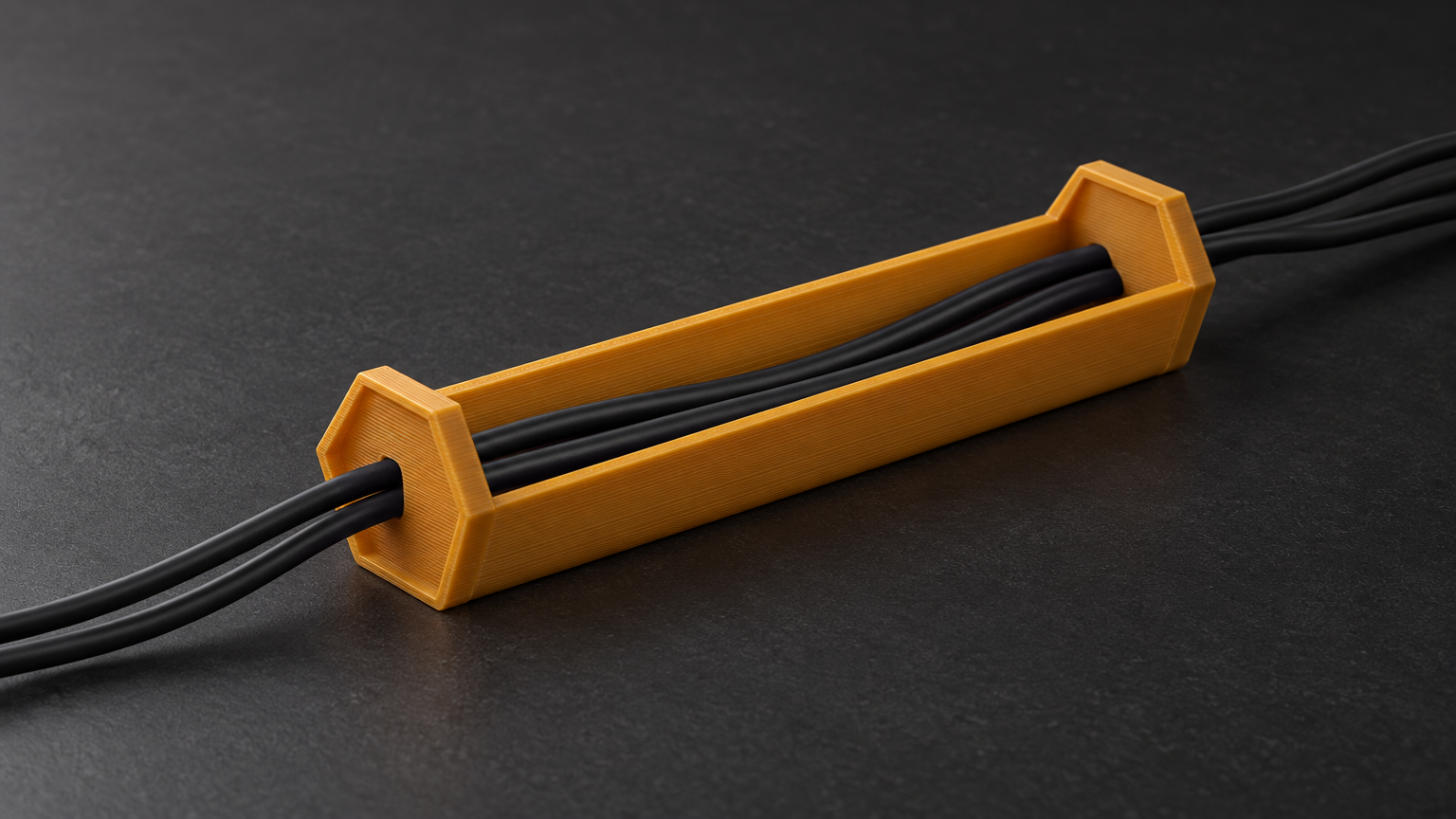 Hex Cable Tray — Print-Ready STL