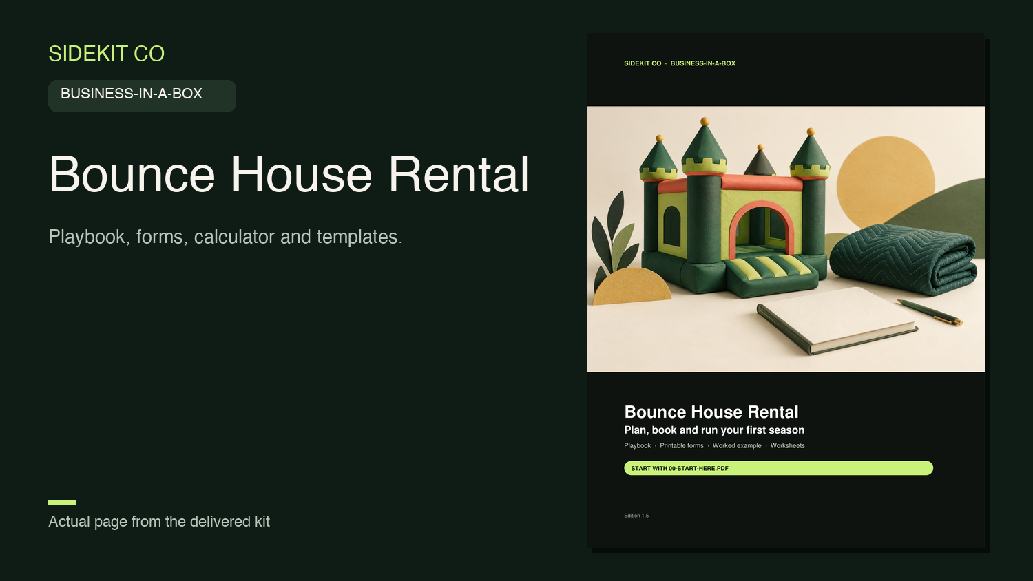 Bounce House Rental Business-in-a-Box