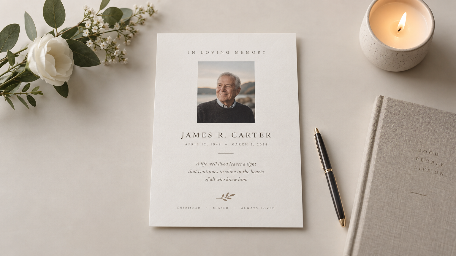 Custom Obituary & Eulogy Writing