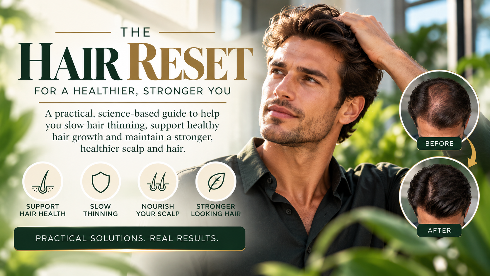 THE HAIR RESET A Practical Guide to Thinning Hair & Scalp Health