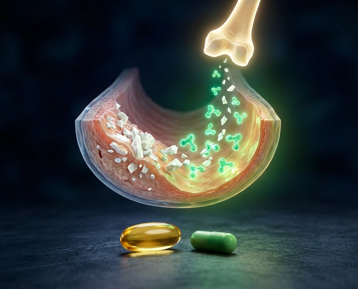 D3 and K2 supporting healthy calcium balance