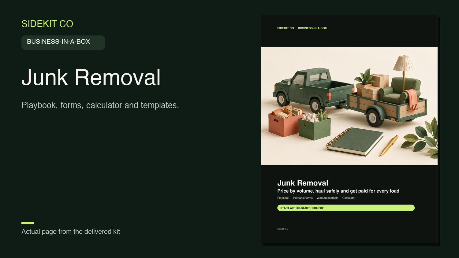 Junk Removal Business-in-a-Box