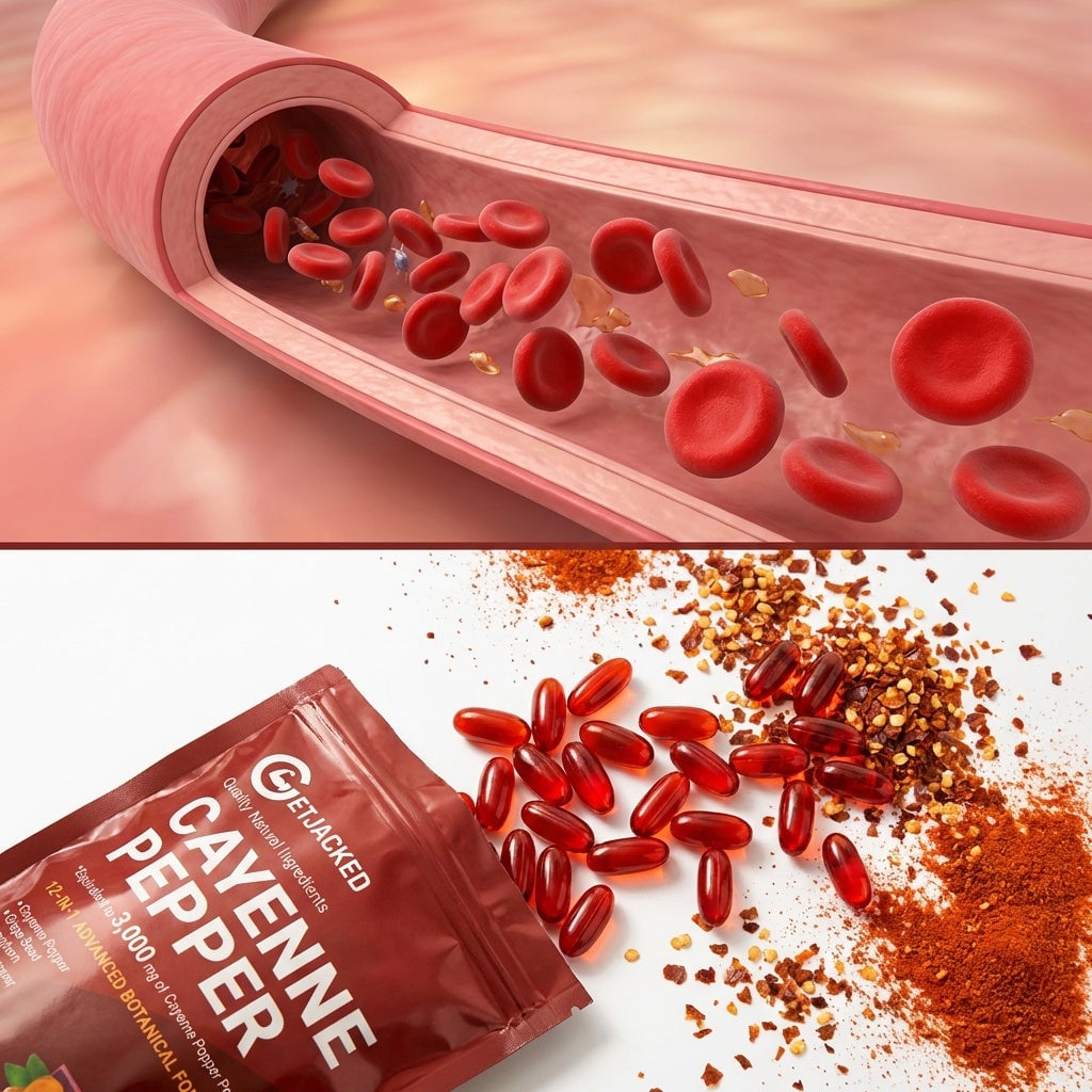 Cayenne capsaicin arterial support
