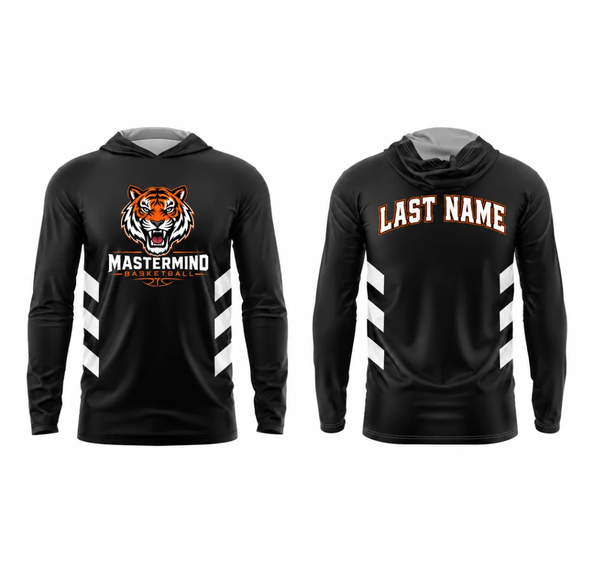 Mastermind Basketball Shooting Shirt with Custom Last Name — Preorder