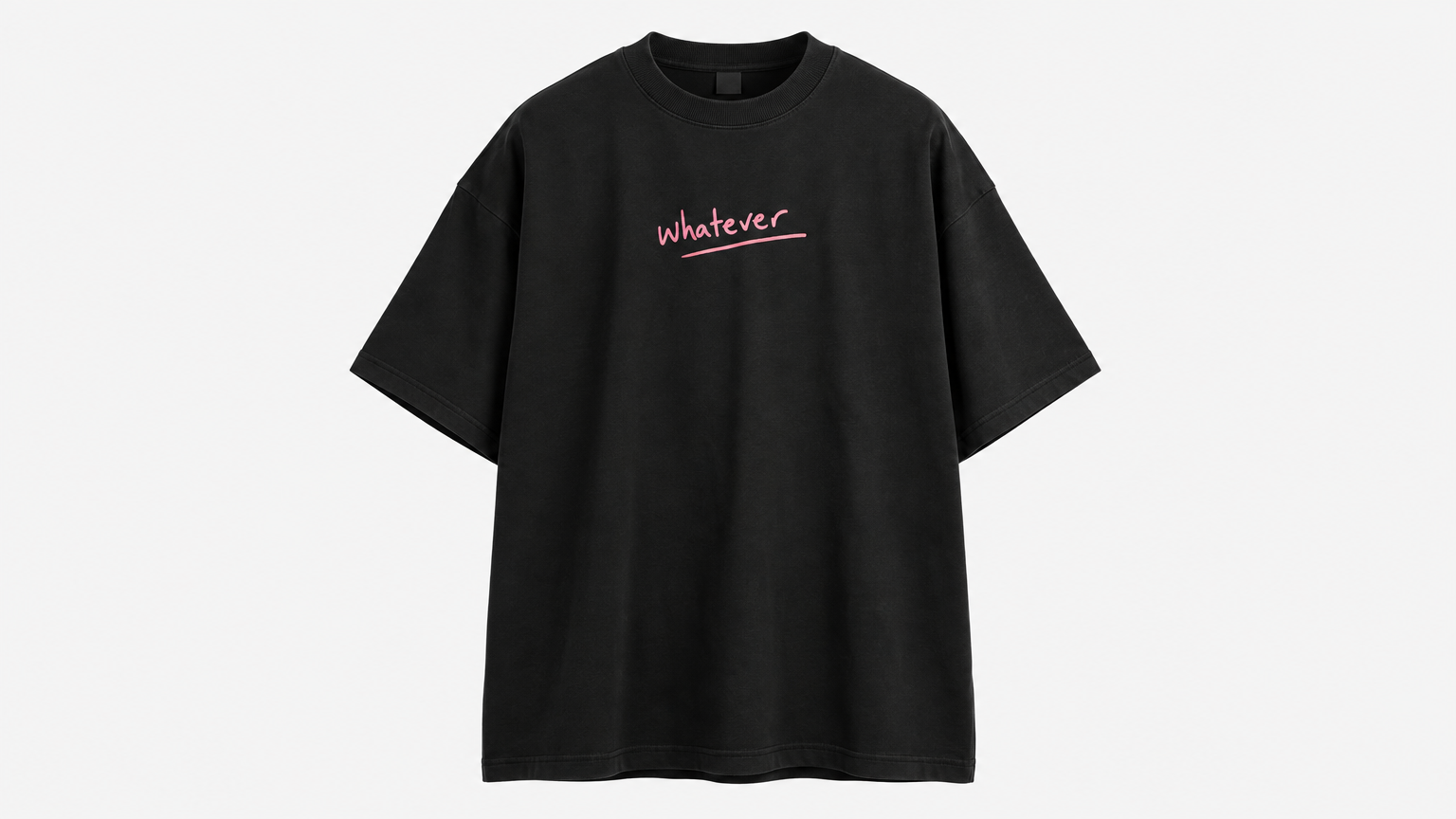Whatever Oversized Graphic Tee