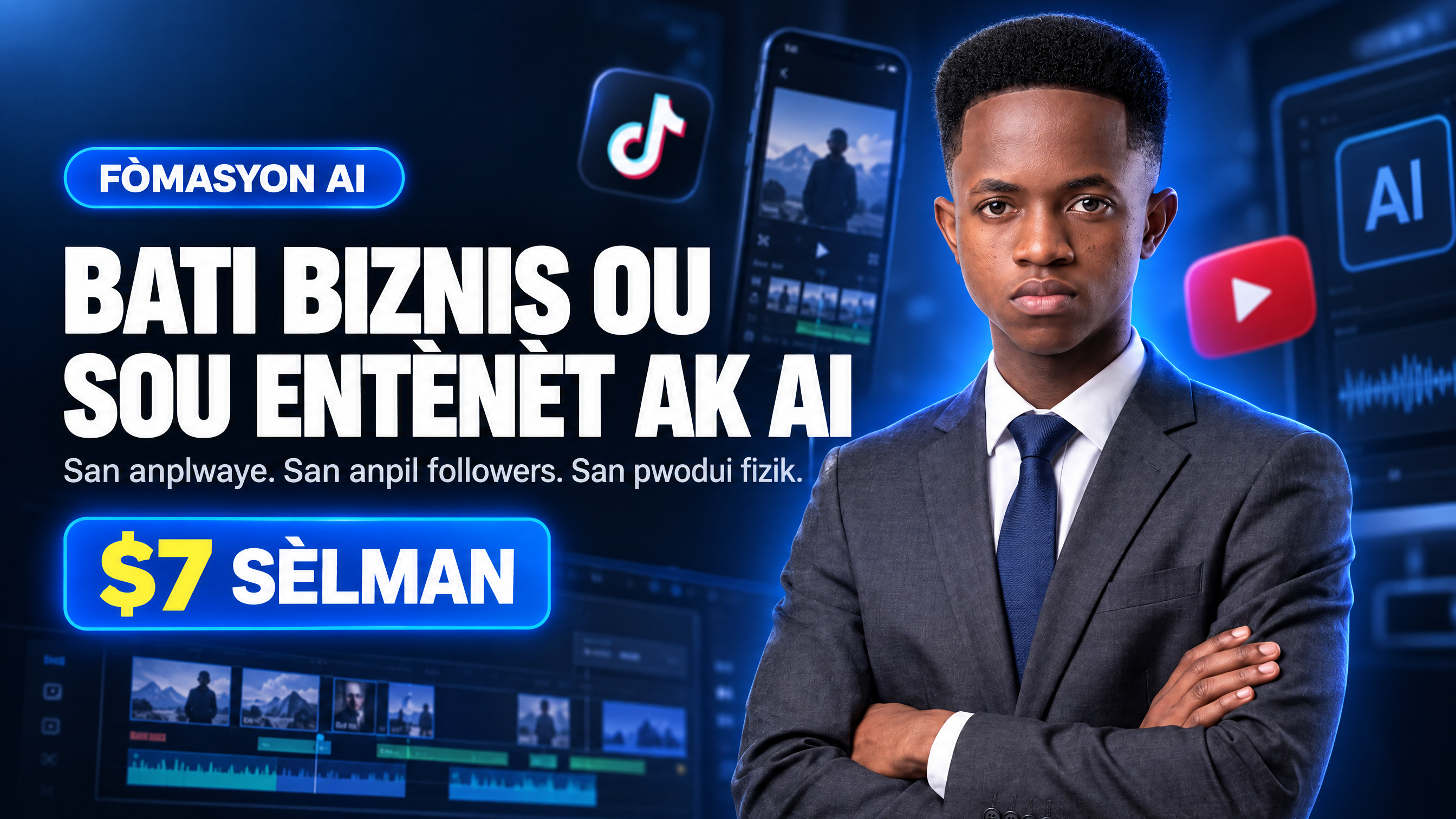 7 etap rapid pou itilize AI pou lanse ak grandi biznis ou